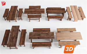Dining Table Set Skp Files